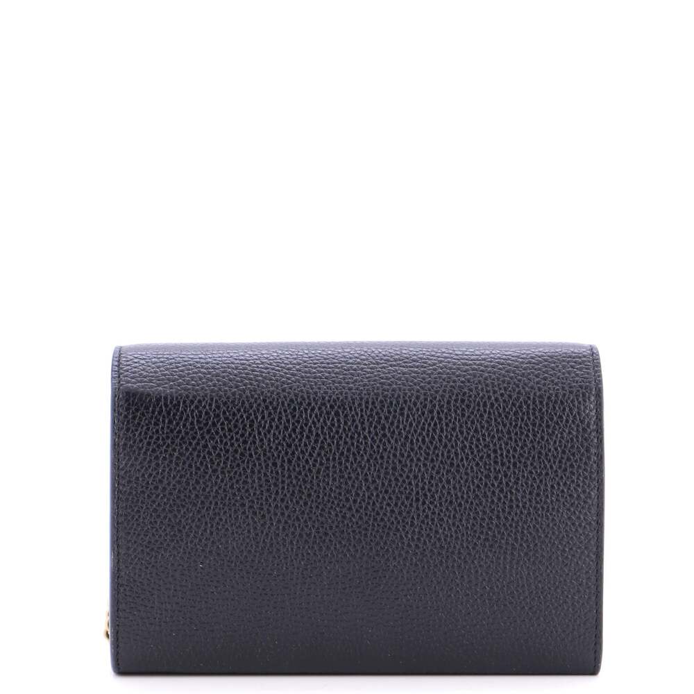 Gucci Gg Marmont Chain Wallet Leather #241664G12B - Picture 3 of 6